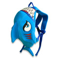 Cargar la imagen en la vista de la galería, Crazy Safety Backpack Blue Shark backpack
