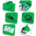 Cargar la imagen en la vista de la galería, Crazy Safety Backpack Green Crocodile backpack