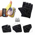 Cargar la imagen en la vista de la galería, Crazy Safety Bicycle gloves Cycling gloves with reflective eyes