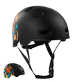 Cargar la imagen en la vista de la galería, Crazy Safety Bicycle helmet All black / L (57-61cm) RAMPAGE skater bicycle helmet - Belle
