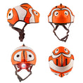 Cargar la imagen en la vista de la galería, Crazy Safety Bicycle helmet Clownfish bicycle helmet
