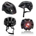 Cargar la imagen en la vista de la galería, Crazy Safety Bicycle helmet Friends children's helmet with light