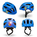 Cargar la imagen en la vista de la galería, Crazy Safety Bicycle helmet Friends children's helmet with light