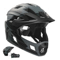 Cargar la imagen en la vista de la galería, Crazy Safety Bicycle helmet Gray / M (54-57cm) TITAN fullface bicycle helmet
