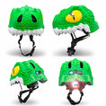 Cargar la imagen en la vista de la galería, Crazy Safety Bicycle helmet Green / S (49-55cm) Crocodile bicycle helmet