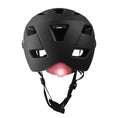 Cargar la imagen en la vista de la galería, Crazy Safety Bicycle helmet Matte black / M/L (55-61cm) OAK E-Bike bicycle helmet with UV visor, LED lights, reflective straps, and Fidlock buckle
