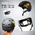 Cargar la imagen en la vista de la galería, Crazy Safety Bicycle helmet RAMPAGE skater bicycle helmet - Urban