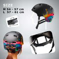 Cargar la imagen en la vista de la galería, Crazy Safety Bicycle helmet RAMPAGE skater bicycle helmet - Urban