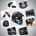 Cargar la imagen en la vista de la galería, Crazy Safety Bicycle helmet TITAN fullface bicycle helmet