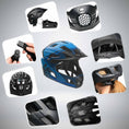 Cargar la imagen en la vista de la galería, Crazy Safety Bicycle helmet TITAN fullface bicycle helmet