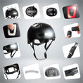 Cargar la imagen en la vista de la galería, Crazy Safety Bicycle helmet Vertigo urban bicycle helmet with front and rear lights