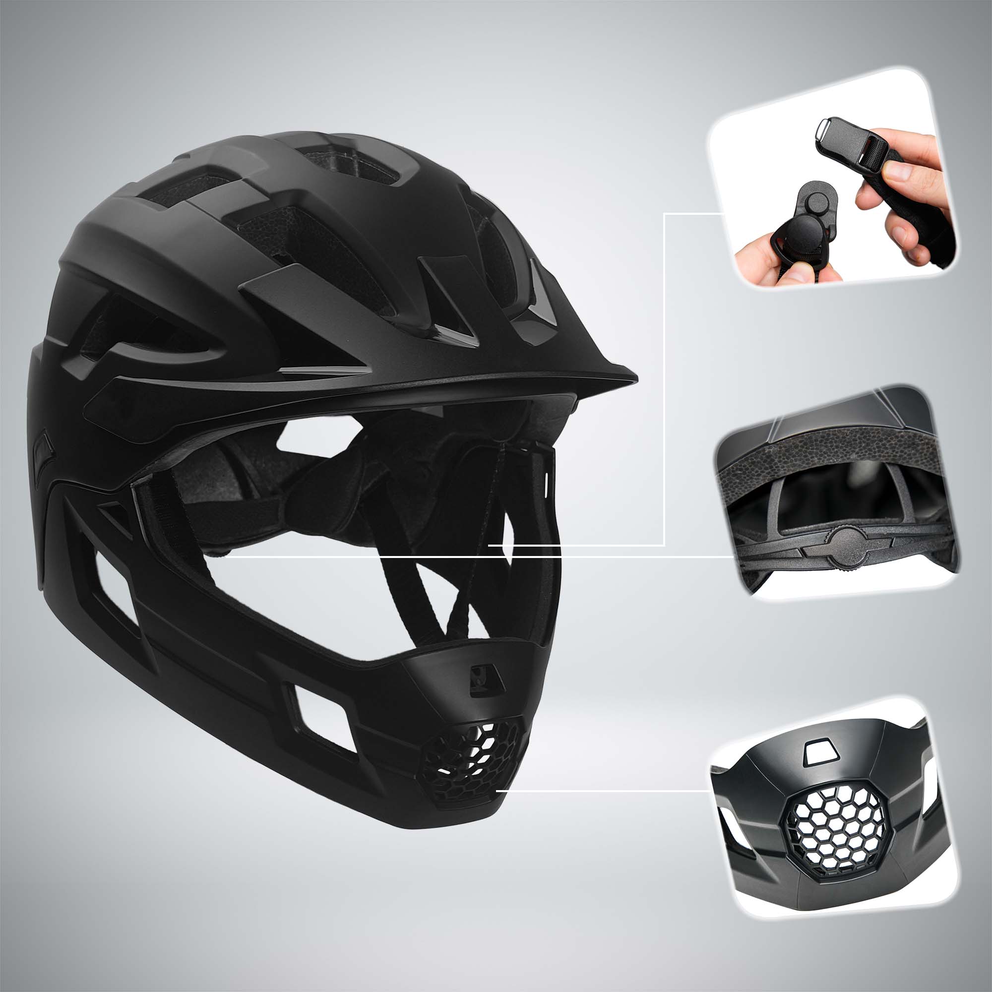 Casco integral para bicicleta TITAN