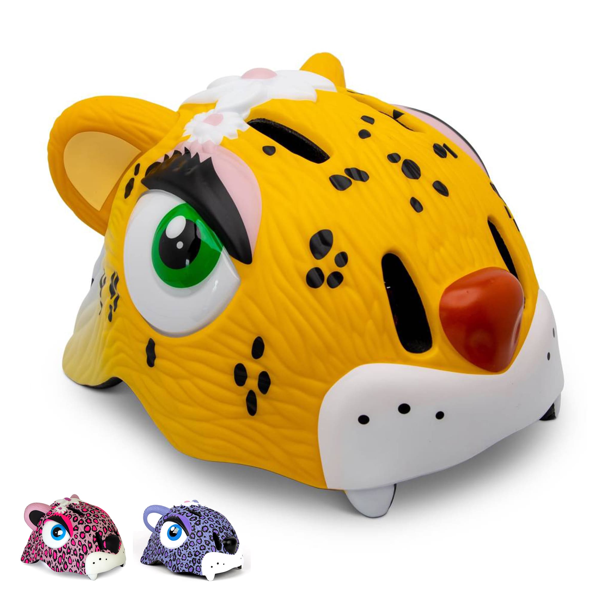 Casco de bicicleta de leopardo