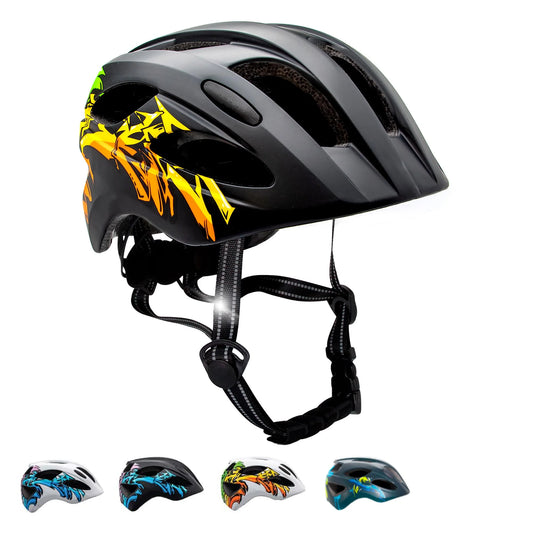 Casco infantil con luz Graffiti Splash