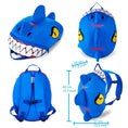 Cargar la imagen en la vista de la galería, Crazy Safety Backpack Blue Dinosaur backpack
