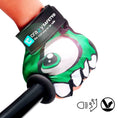 Cargar la imagen en la vista de la galería, Crazy Safety Bicycle gloves Cycling gloves with reflective eyes
