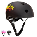 Cargar la imagen en la vista de la galería, Crazy Safety Bicycle helmet Black graffiti / S/M (52-56cm) Ramp skater bicycle helmet
