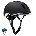 Cargar la imagen en la vista de la galería, Crazy Safety Bicycle helmet Black / M (53-59cm) METRO urban bicycle helmet with light
