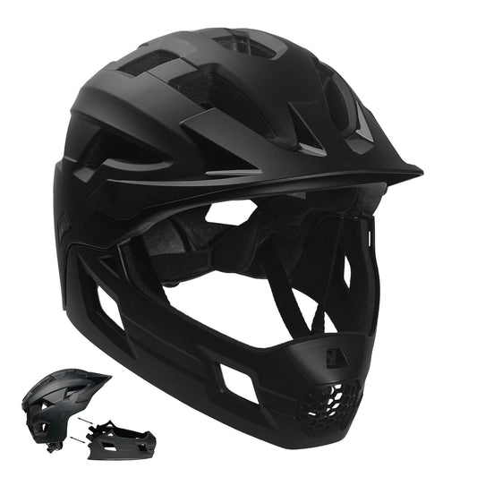 Crazy Safety Bicycle helmet Black / M (54-57cm) TITAN fullface bicycle helmet