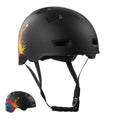 Cargar la imagen en la vista de la galería, Crazy Safety Bicycle helmet Black splash / L (57-61cm) RAMPAGE skater bicycle helmet - Urban
