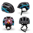 Cargar la imagen en la vista de la galería, Crazy Safety Bicycle helmet Graffiti Splash children's helmet with light
