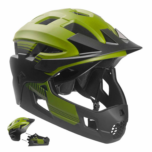 Crazy Safety Bicycle helmet Green / M (54-57cm) TITAN fullface bicycle helmet