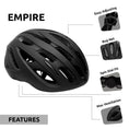 Cargar la imagen en la vista de la galería, Crazy Safety Bicycle helmet Matte black / M (54-59cm) Empire bicycle helmet
