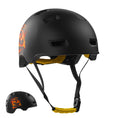 Cargar la imagen en la vista de la galería, Crazy Safety Bicycle helmet Orange snake / L (57-61cm) RAMPAGE skater bicycle helmet - Jungle
