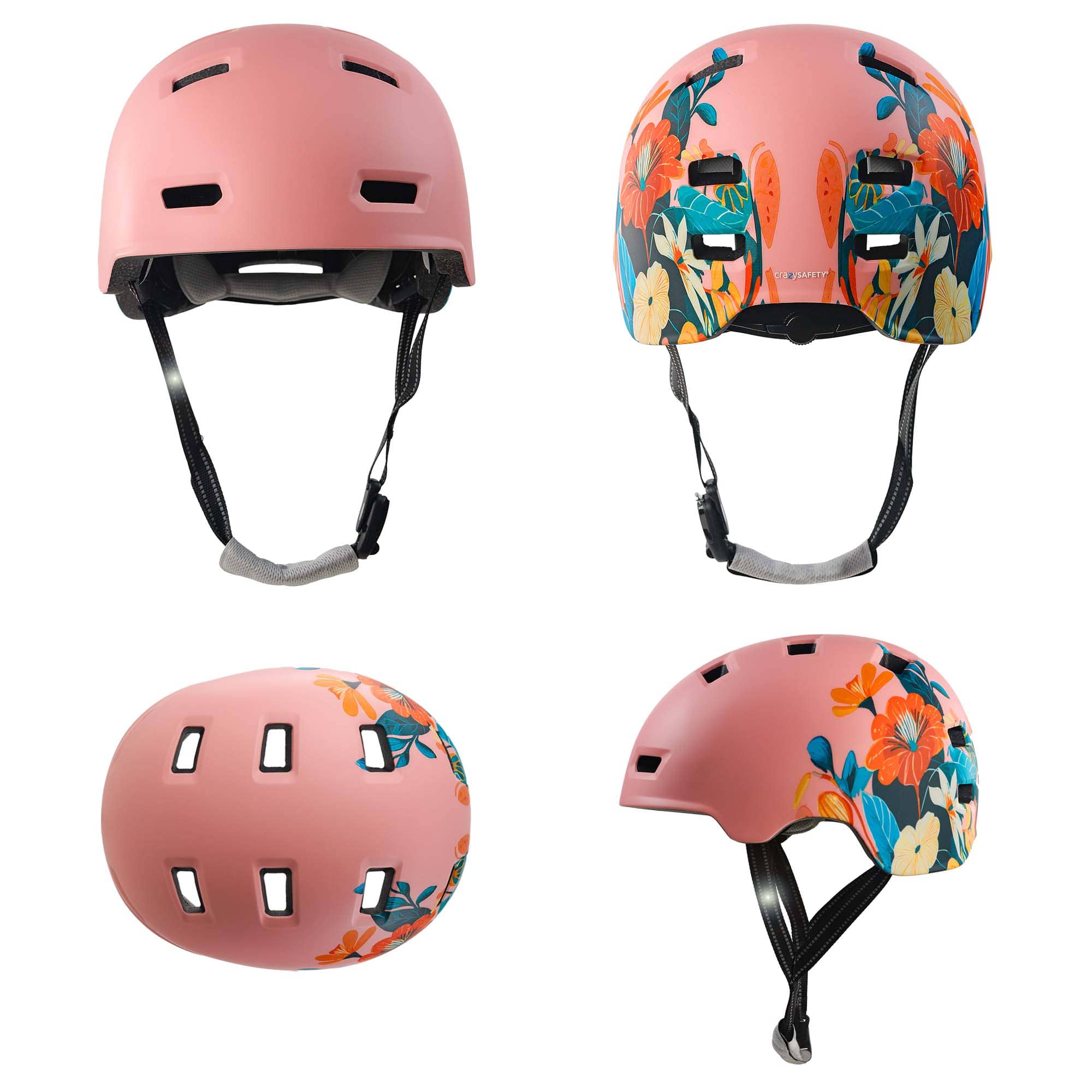 Crazy Safety Bicycle helmet RAMPAGE skater bicycle helmet - Belle