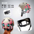 Cargar la imagen en la vista de la galería, Crazy Safety Bicycle helmet RAMPAGE skater bicycle helmet - Belle
