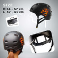 Cargar la imagen en la vista de la galería, Crazy Safety Bicycle helmet RAMPAGE skater bicycle helmet - Jungle
