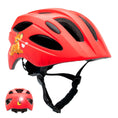 Cargar la imagen en la vista de la galería, Crazy Safety Bicycle helmet Red / M (54-58cm) Friends children's helmet with light
