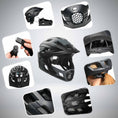 Cargar la imagen en la vista de la galería, Crazy Safety Bicycle helmet TITAN fullface bicycle helmet
