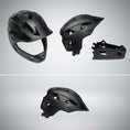 Cargar la imagen en la vista de la galería, Crazy Safety Bicycle helmet TITAN fullface bicycle helmet
