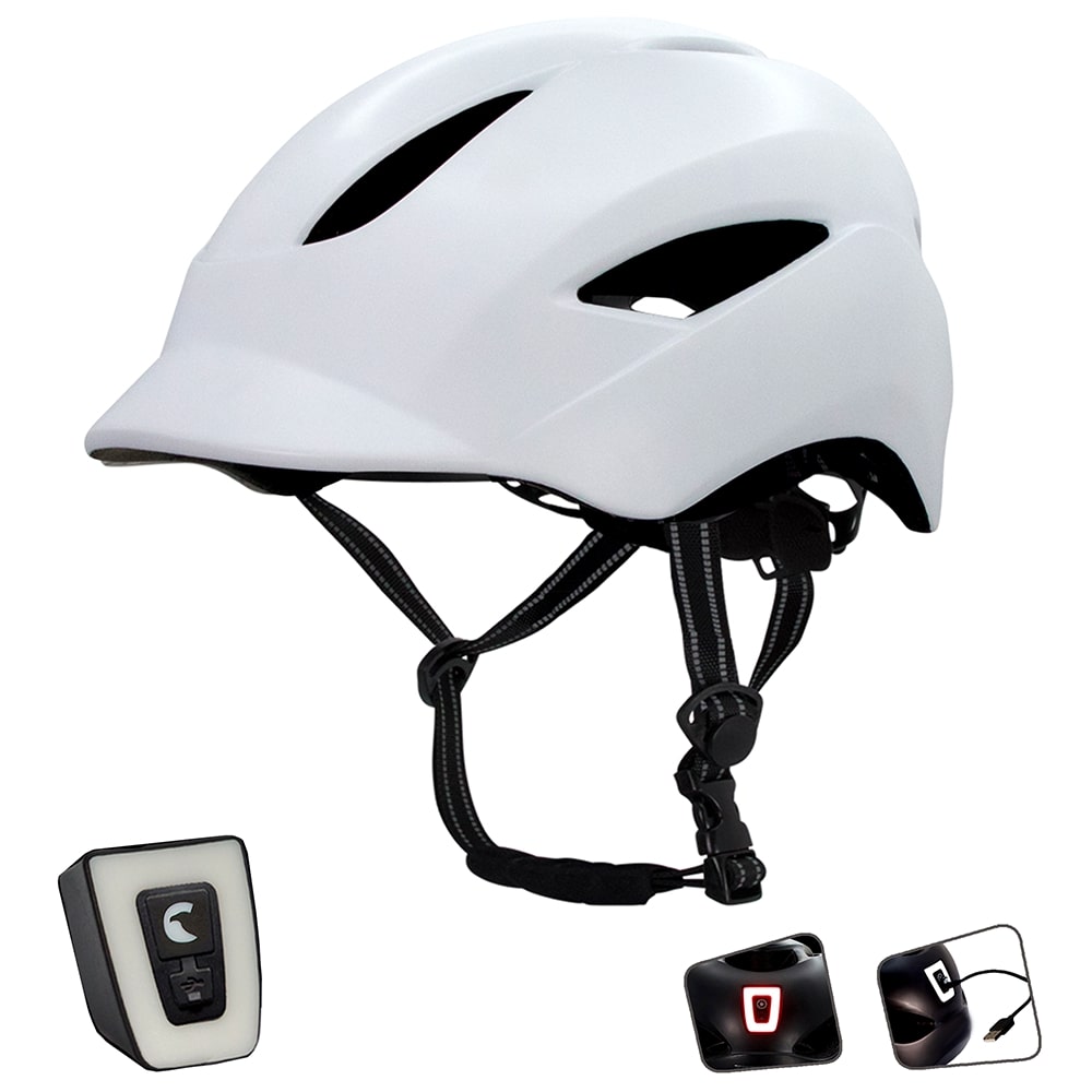 Crazy Safety Bicycle helmet White / L (58-61cm) Aero urban bicycle helmet