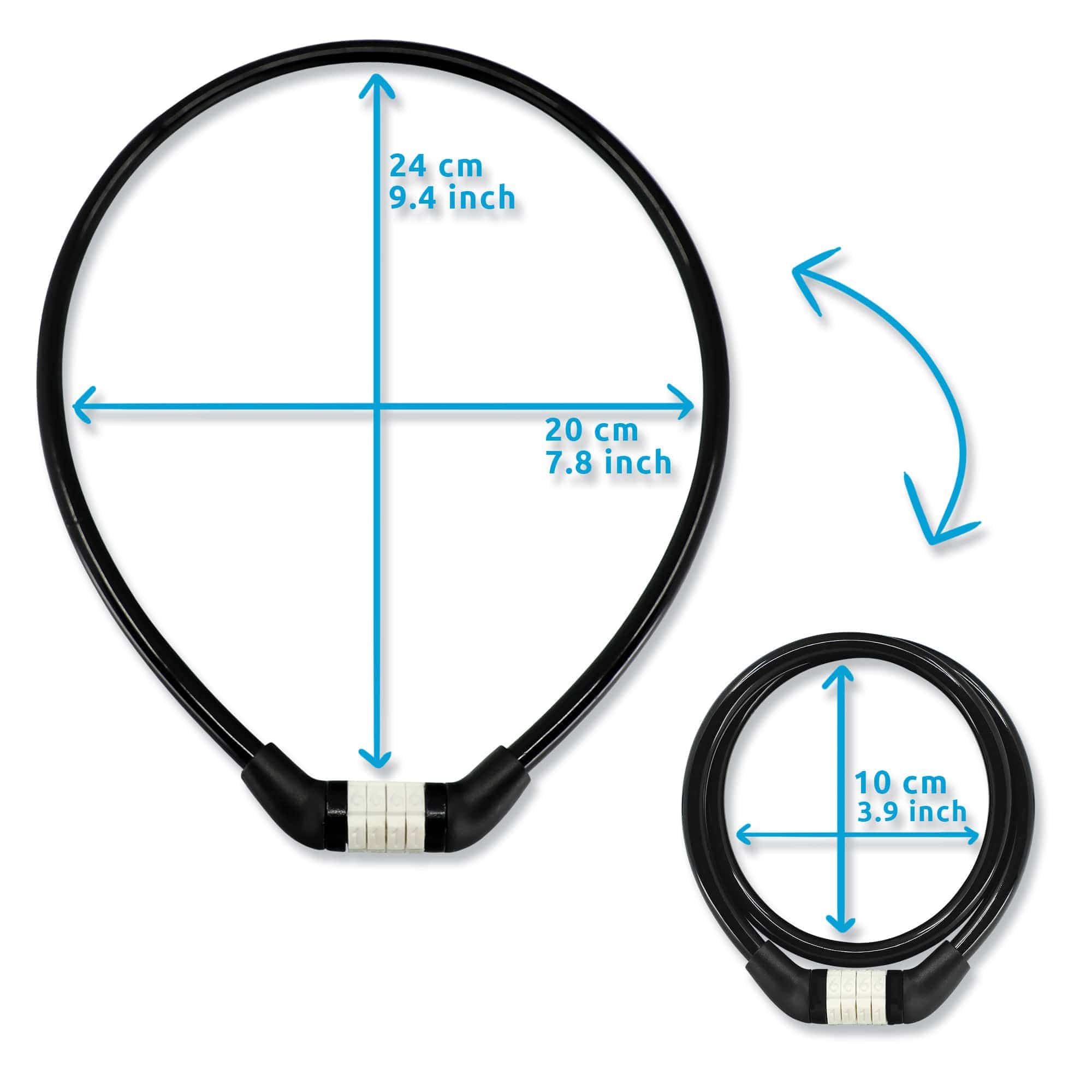 Crazy Safety Bicycle lock Code lock