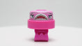 Reproducir el video en la vista de la galería, Pink Shark Fun and Colorful Bicycle Bell for Kids, Adding a Playful Touch and Extra Safety to Every Ride
