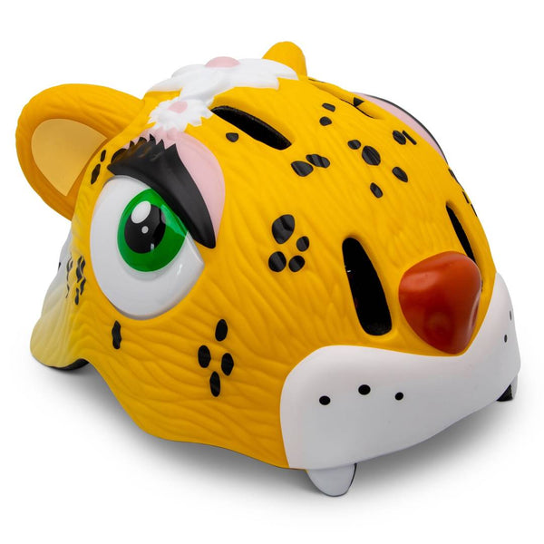 Casco De Bicicleta Leopardo - Amarillo